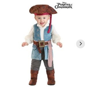 Disney Blue and Brown Pirate of the Caribbean Halloween Costume